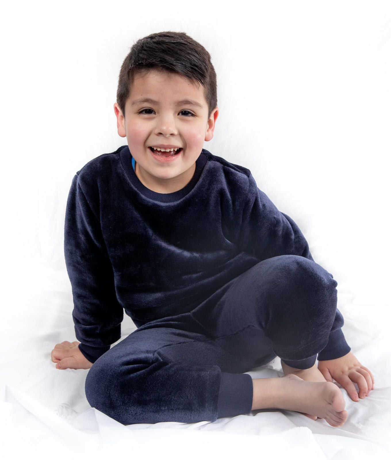 Pijama Style Peluche - Azul Marino