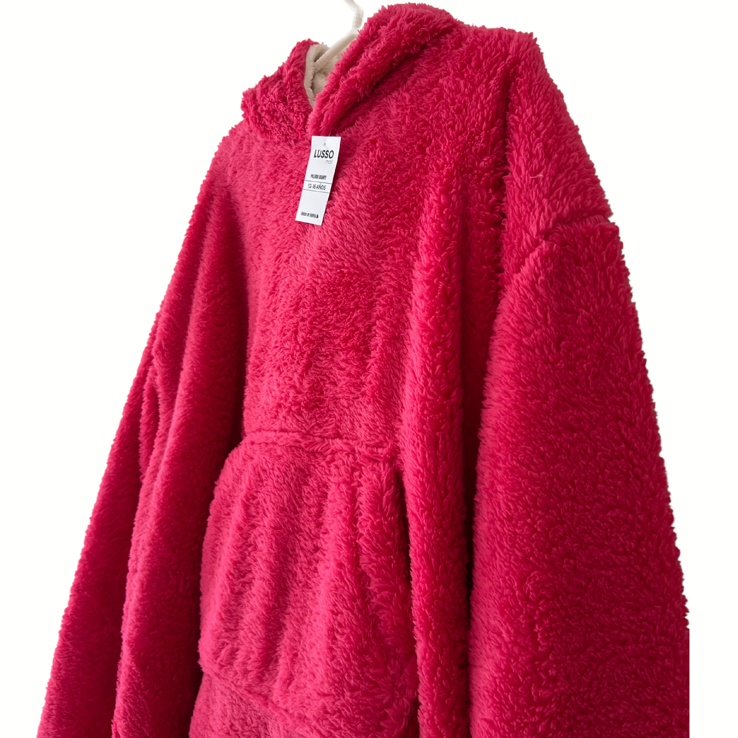 Poleron Gigante Teddy- Fucsia