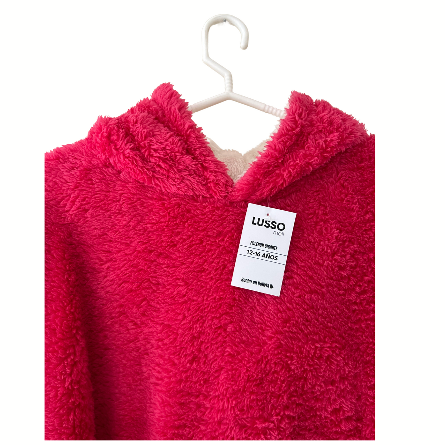 Poleron Gigante Teddy- Fucsia